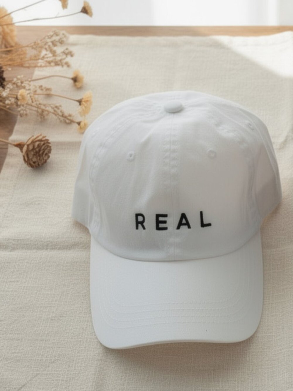 NF White REAL Hat